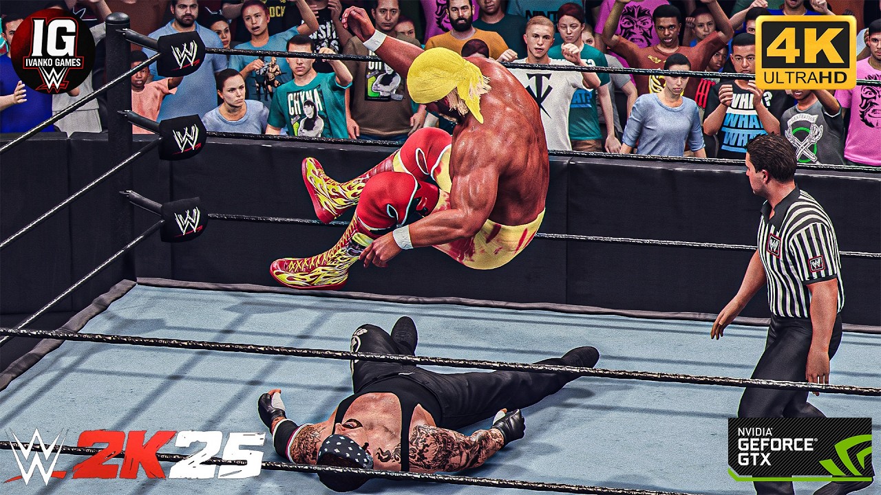 Undertaker vs. Hulk Hogan - one on one Match [WWE2K25] | PC | 4K | 60FPS.