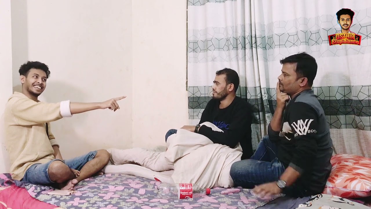 মাঝরাতে বন্ধুর সাথে প্রাঙ্ক 🤣 | Prank with Friend 😂 | Osthir Stupidiance