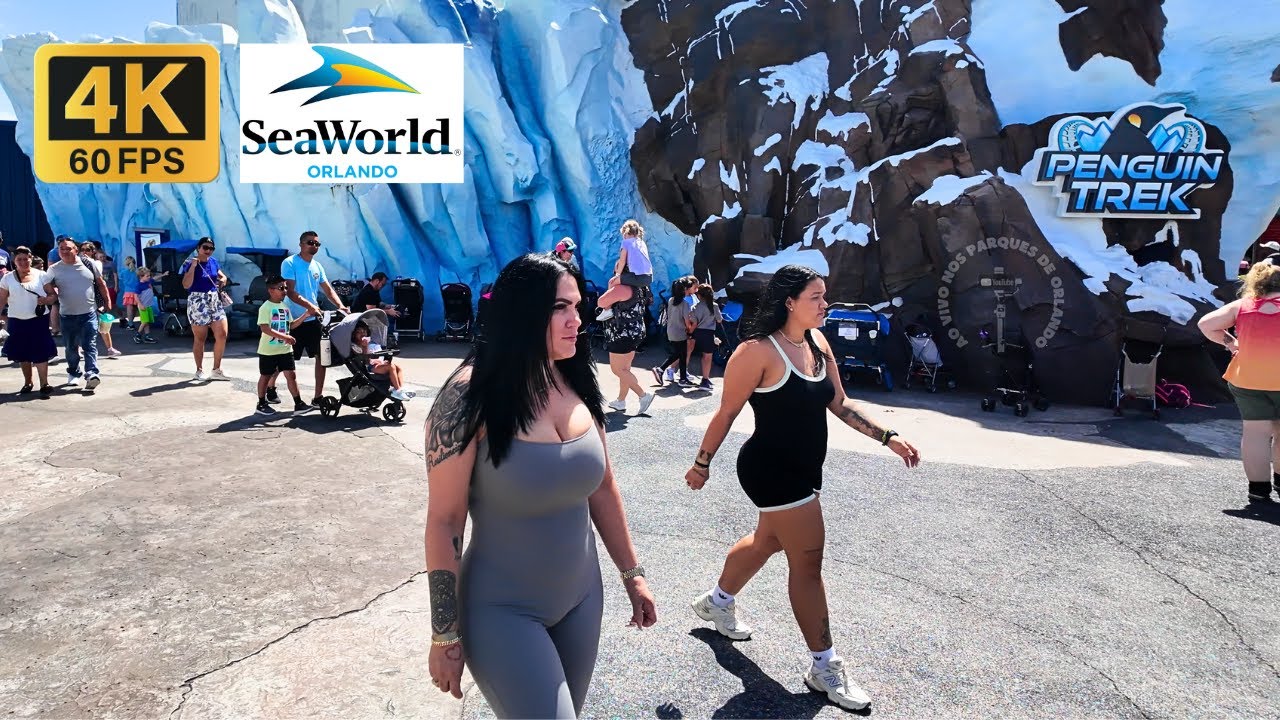 Полное прохождение SeaWorld Orlando в формате 4K | 04 апреля 2025 г.