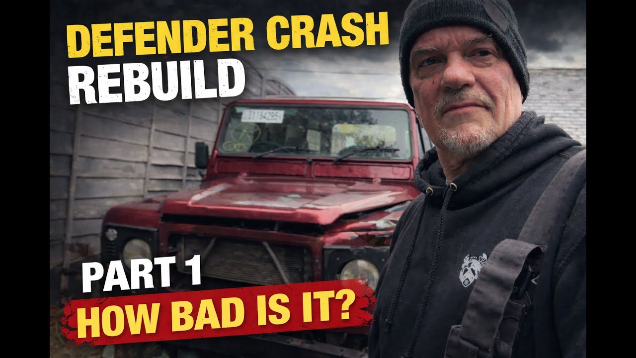 Автомобиль Cat S COPART Defender 90, но почему его списали? Часть 1 из 5