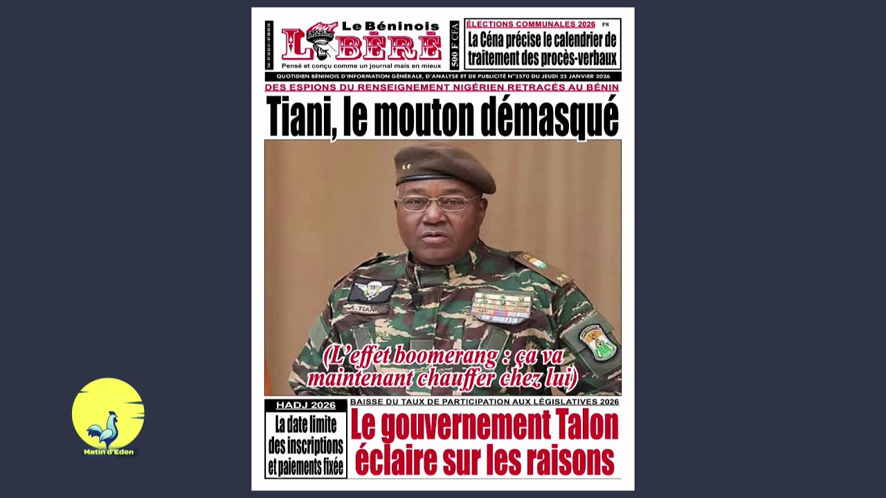 Analyse du 22 Janvier 2026 sur Matin d'Eden