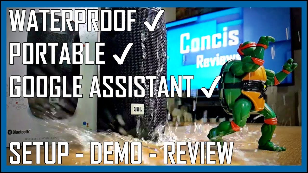 Waterproof, Portable Google Home! JBL Link 10 Setup, Demo, and Review (includes connection issue)