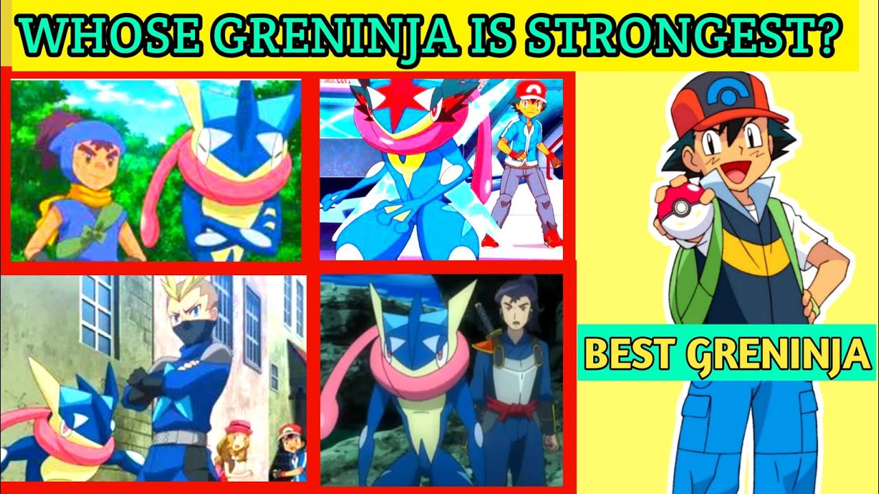 Whose Greninja Is Best? || ASH VS RIOT VS SANPEI VS IPPEI || Who's Greninja Is Strongest? | #pokemon