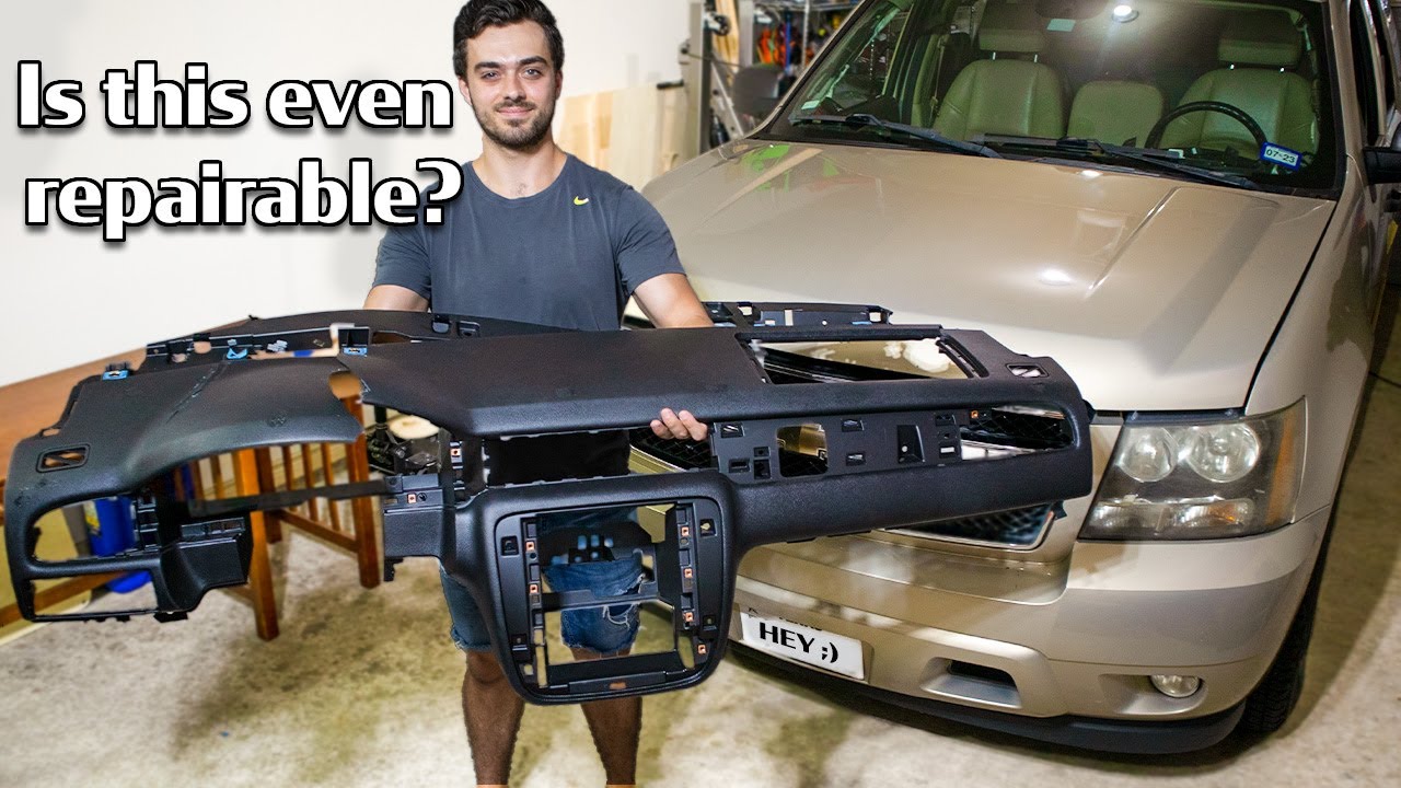 TEARING APART my Dash in my Chevy Tahoe and Fixing the Cracks FOR GOOD