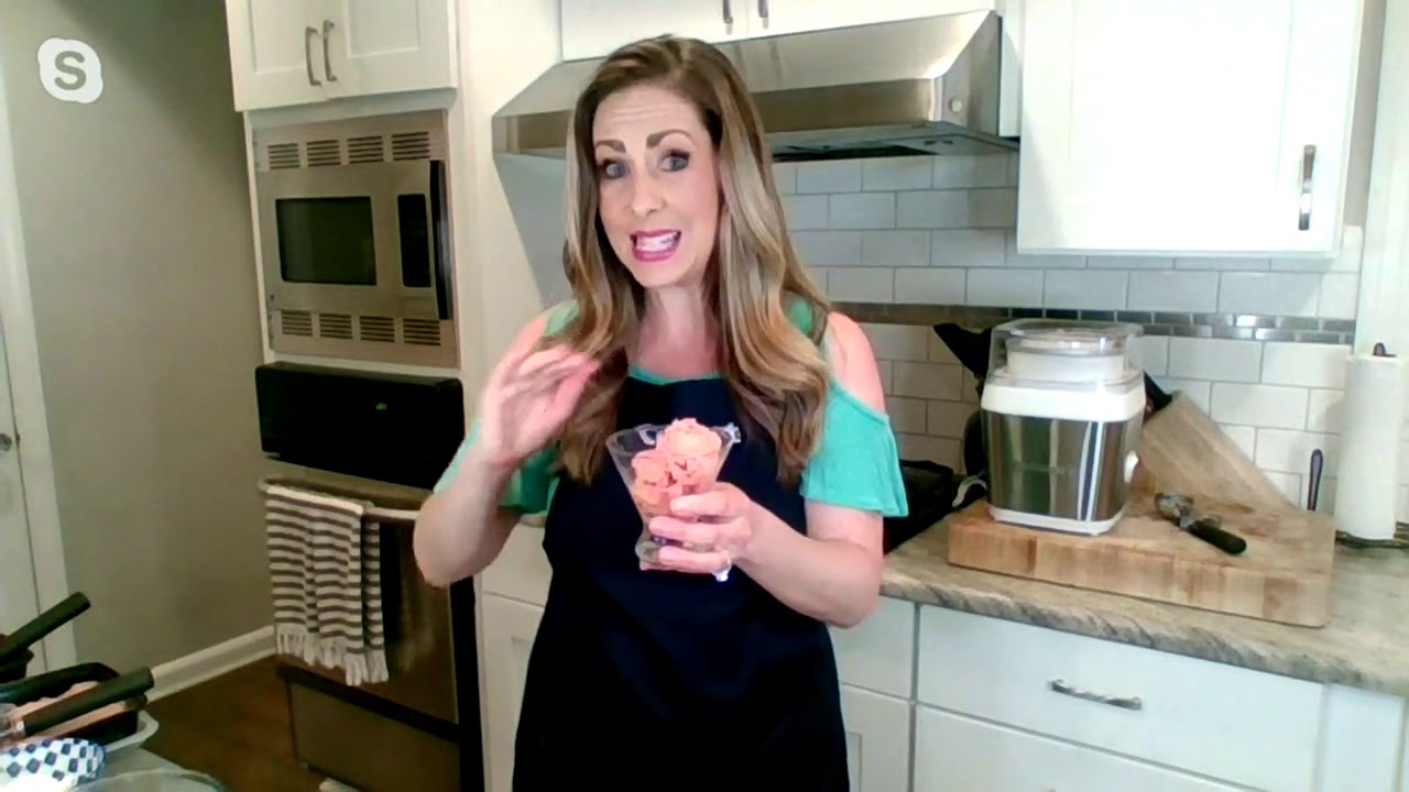 Cuisinart Fruit Scoop 1.5-qt Frozen Dessert & Ice Cream Maker on QVC