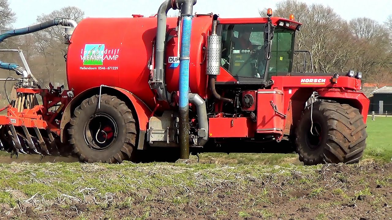 Bouwland bemesten met Horsch 3-wieler - Loonbedrijf Wemekamp (2015)