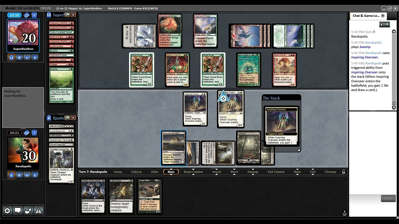 Pauper- BW Pestilence vs. GR Ponza with commentary