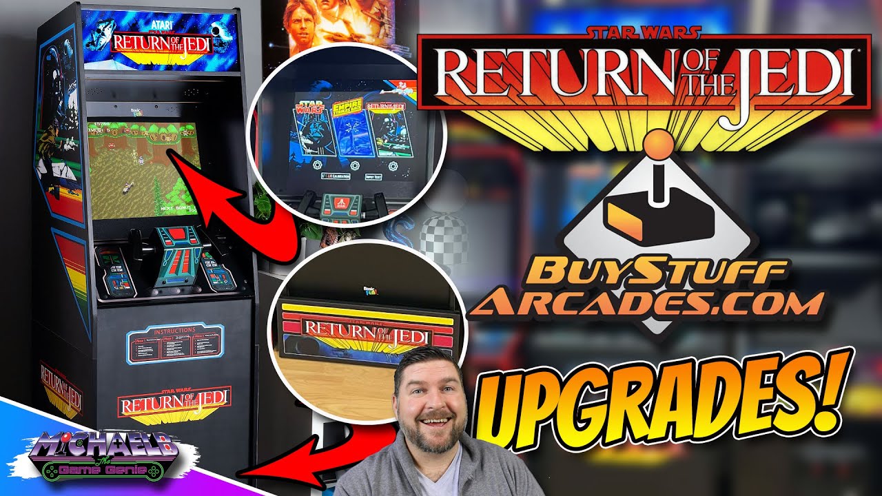 Basic Fun Star Wars Return Of The Jedi Buy Stuff Arcades 19” Screen & Riser Booster Upgrades!