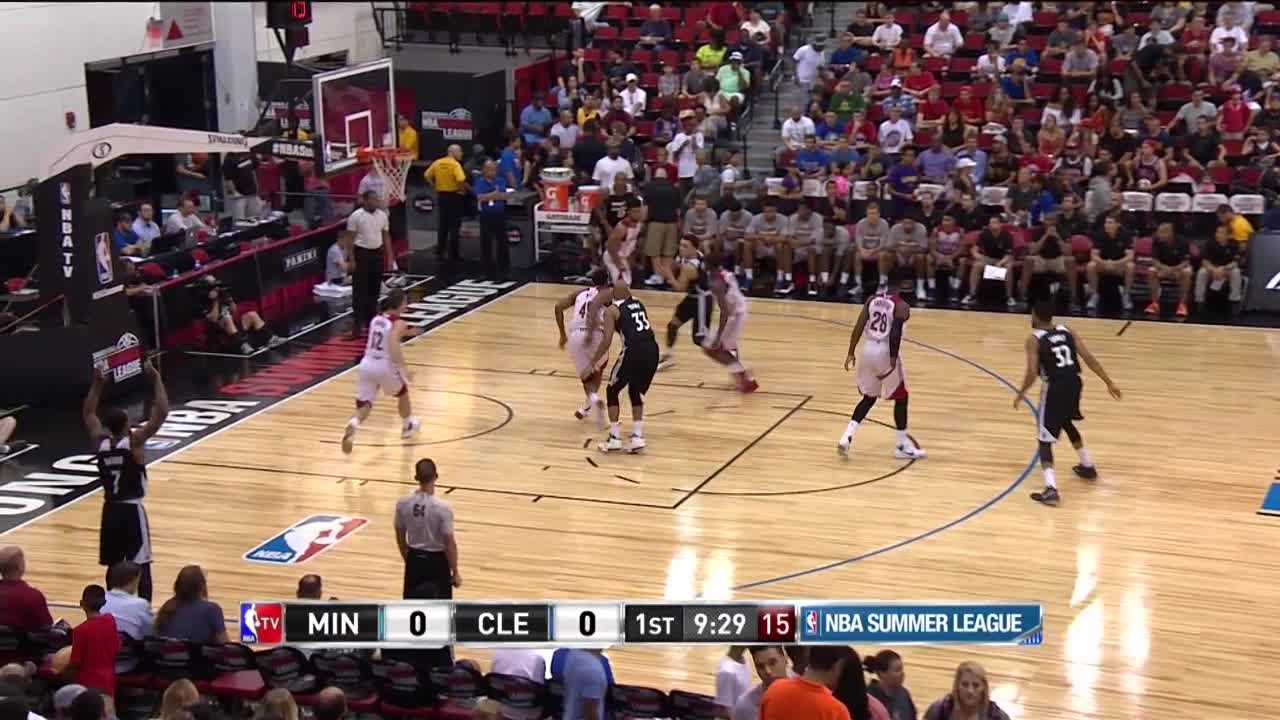 Highlights: Adreian Payne (14 points, 15 rebounds at NBA Summer League, 7/17/2015