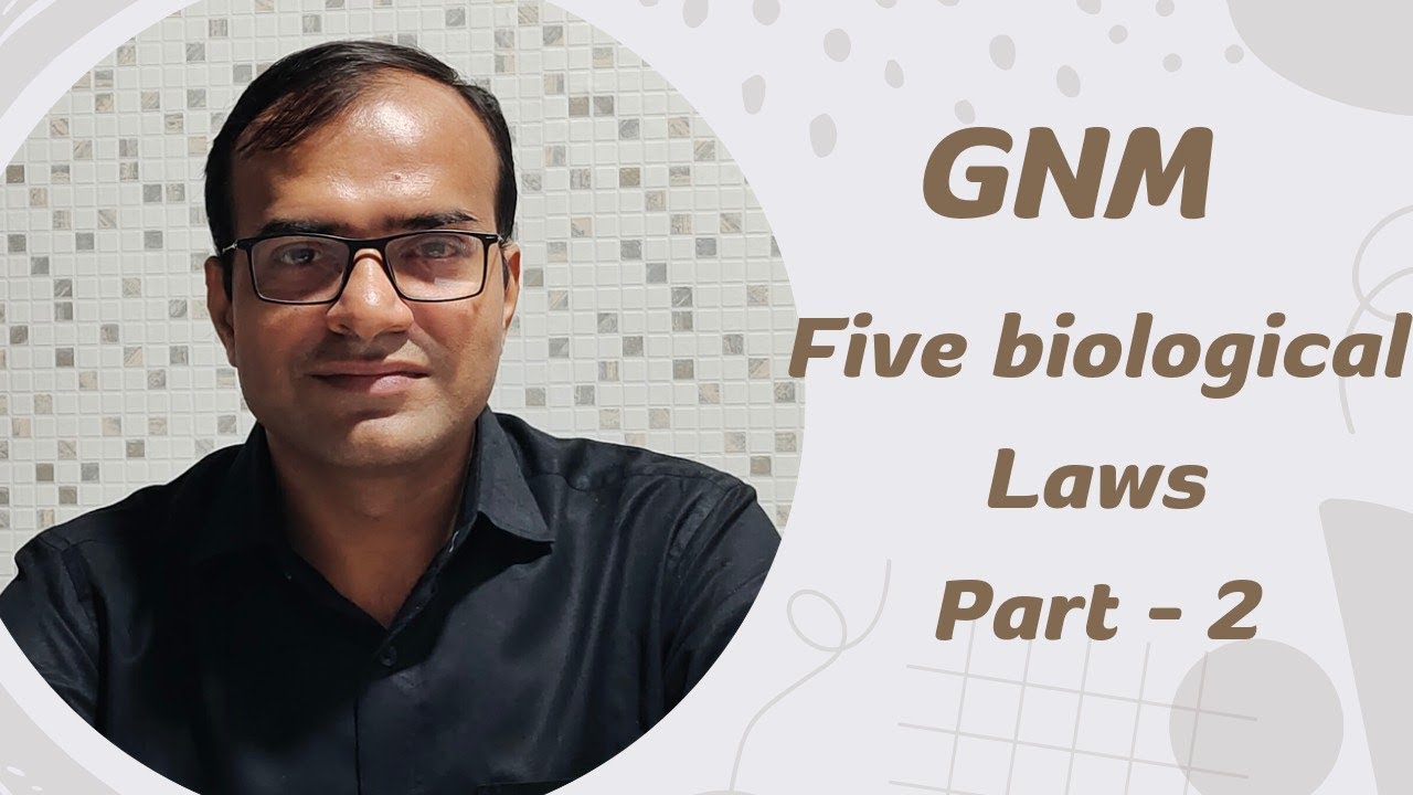 Five Biological Law Part - 2, based on GNM Understanding of Dr. Hamer's Observations