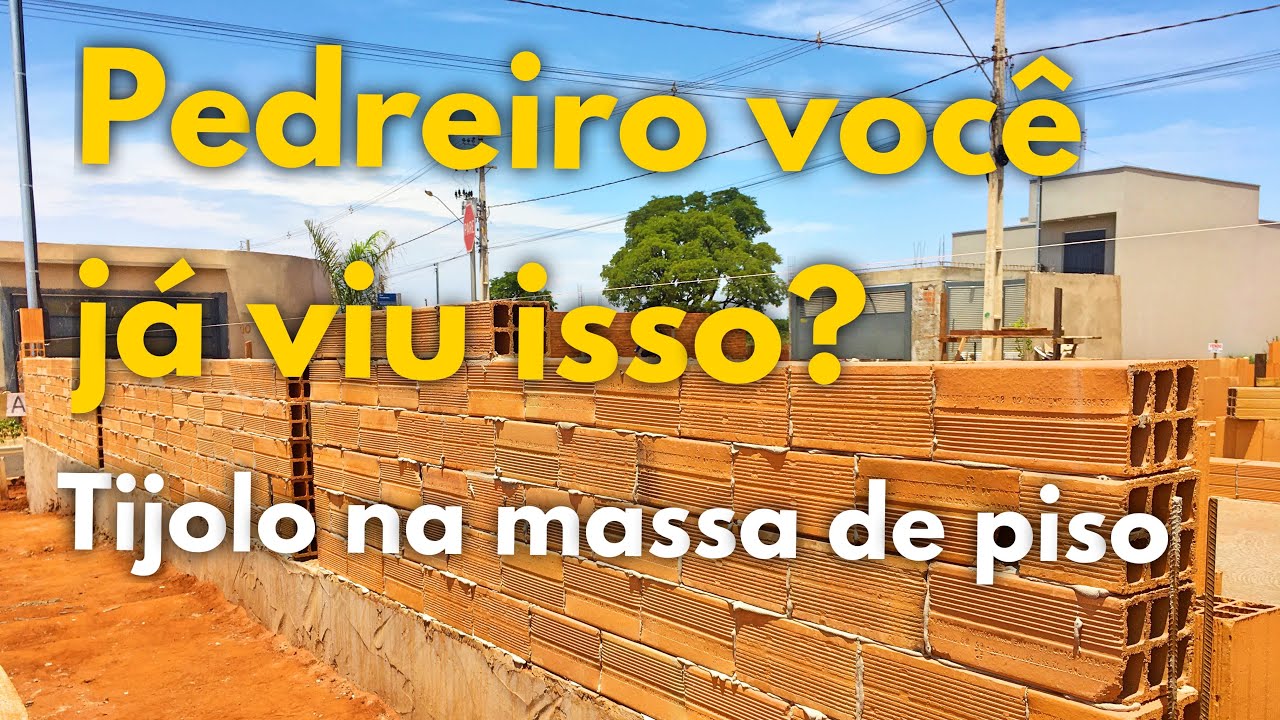 FIZ A PAREDE COM ARGAMASSA DE PISO