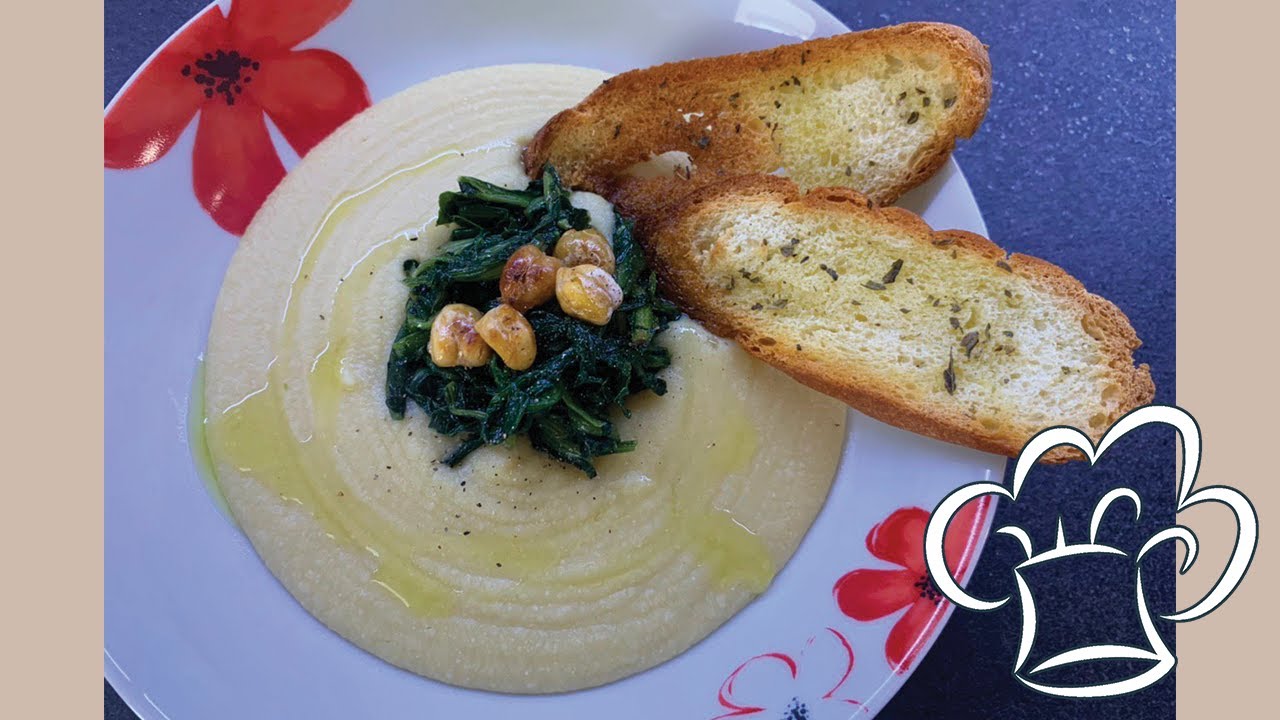CREMA DI CECI CON CICORIE - In cucina con Salvo