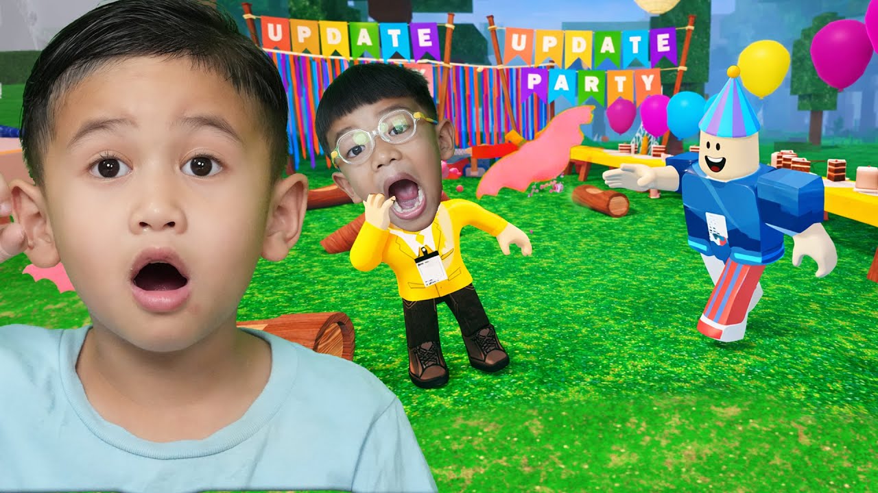 แกล้งโยนน้ำยาใส่เพื่อน 99 nights in the forest ROBLOX