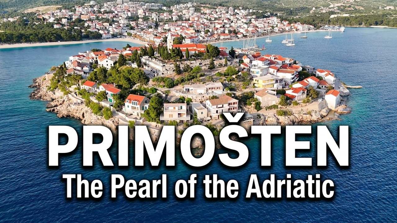 Primošten, Croatia - Aerial video