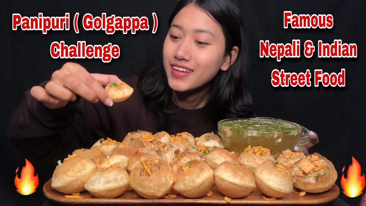 PANIPURI//GOLGAPPA CHALLENGE🔥🔥|| Famous Street food😋😋 || *speed challenge❤️❤️|| Eat with Aarati