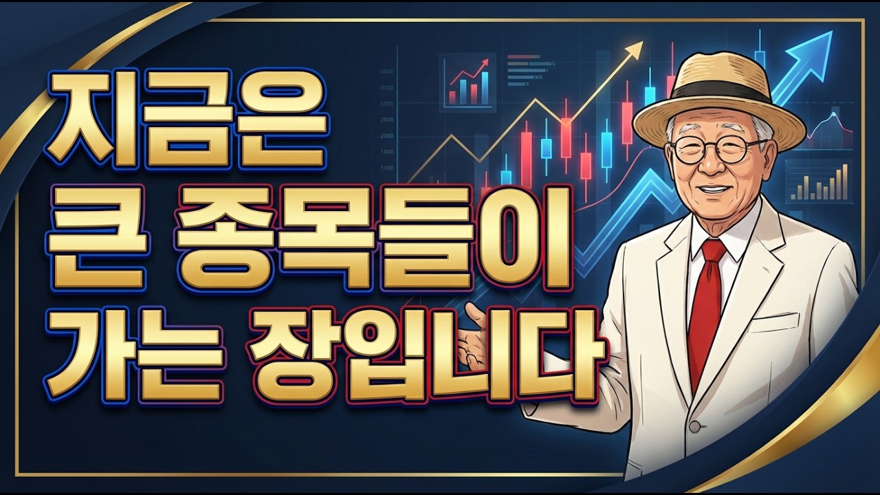 지금은 큰 종목이 갈때 입니다