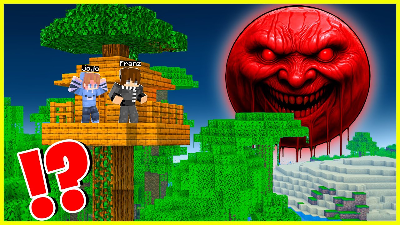 FRANZ & JOJO MELIHAT BULAN BERDARAH RAKSASA di MINECRAFT