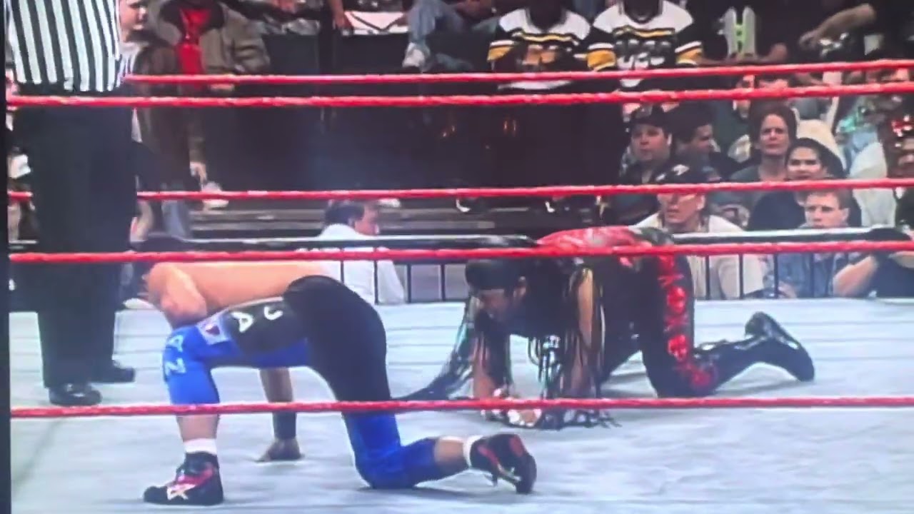 Thrilling Conclusion of Taka Michinoku & Aguila vs. Pirata Morgan & Too S3xy Brian Christopher WWF