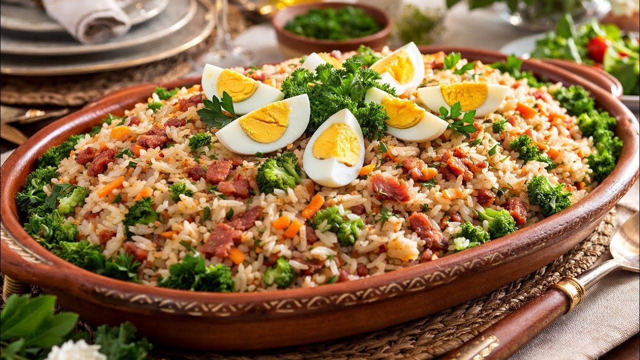 Arroz Caipira da Roça 🤠🤤 | Receita Mineira de Verdade 🍴🍚                #arrozcaipira #comidamineira