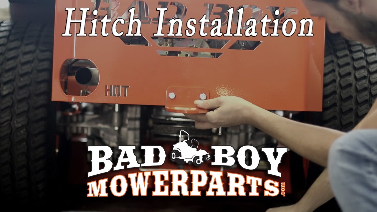 Bad Boy Mower Hitch Installation