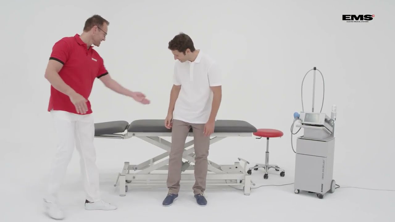 Trattamento della sindrome dolorosa del grande trocantere: Onde d'urto EMS Dolorclast.