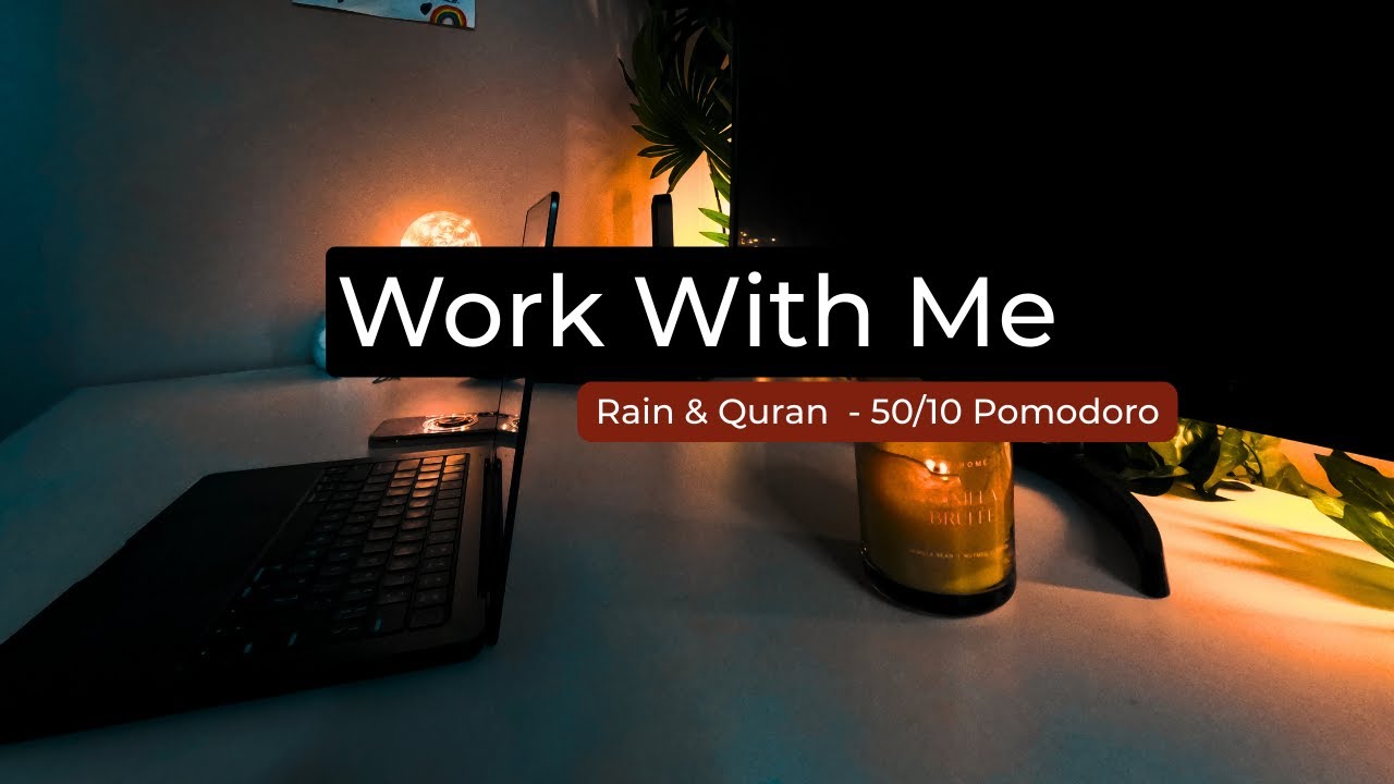 Work With Me | 50 Min Focus + 10 Min Break | Study & Productivity Timer