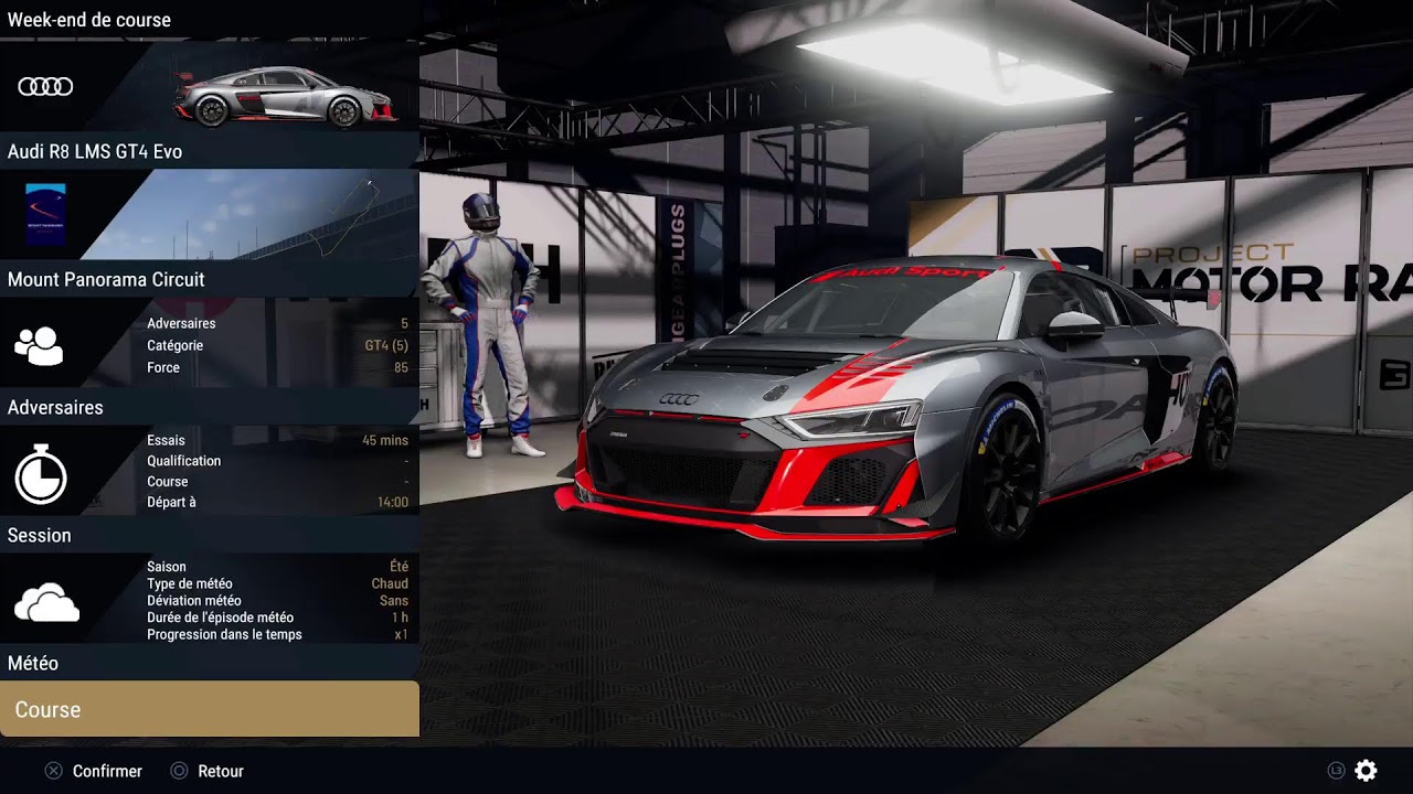 Project motor racing 1.7.0.0  V8 et gt4