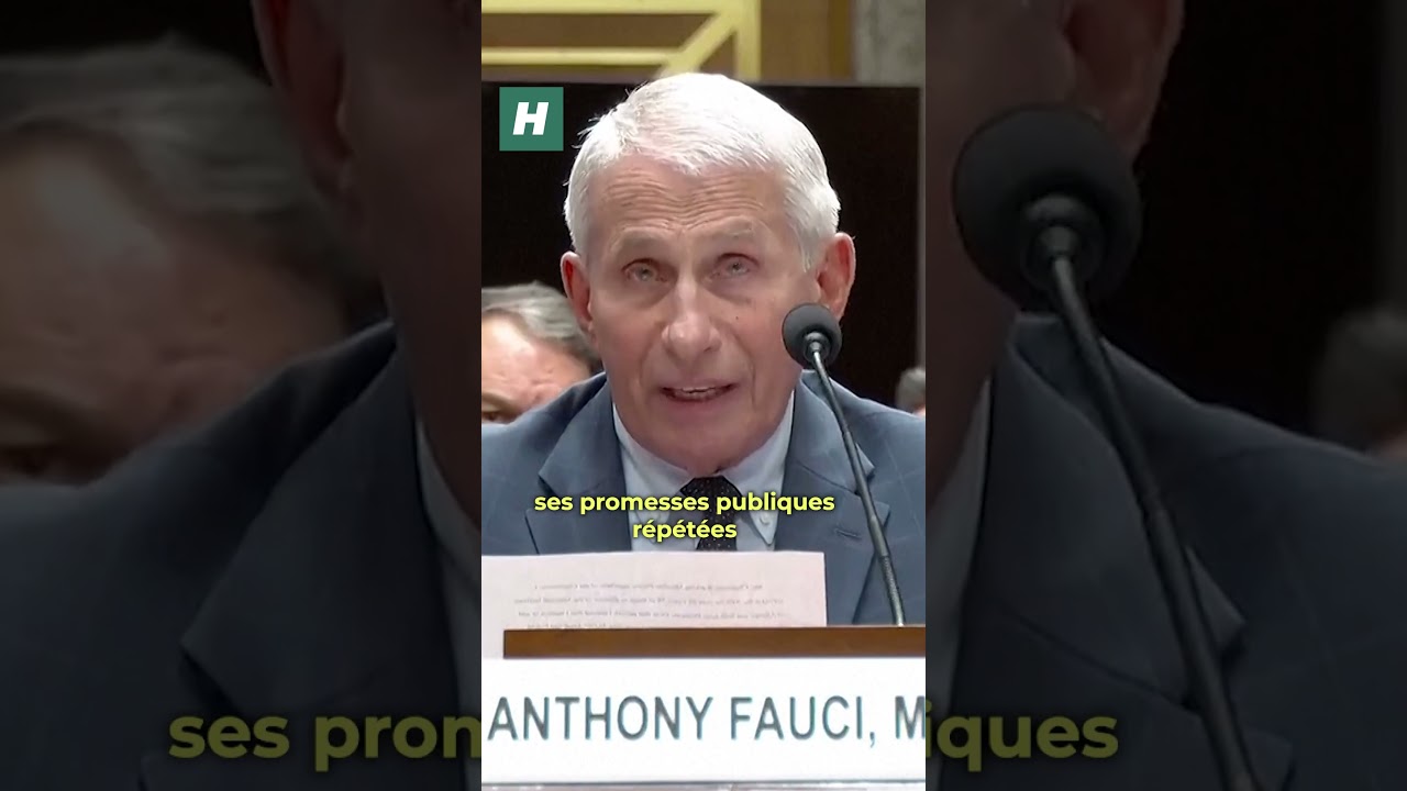 Anthony Fauci a refus de r&eacute;pondre au S&eacute;nat au sujet du Covid-19