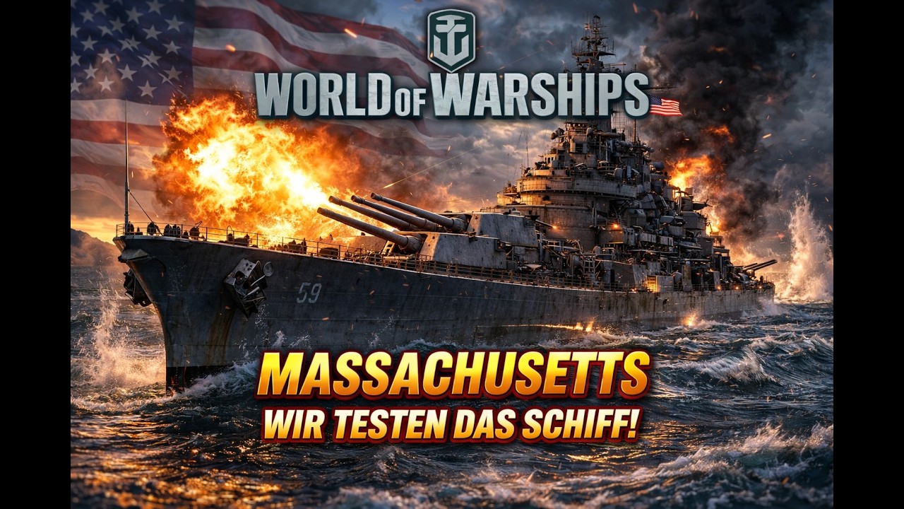 Massachusetts ist ein absolutes Monster! 🔥 Sekundärgeschütze zerstören alles | World of Warships