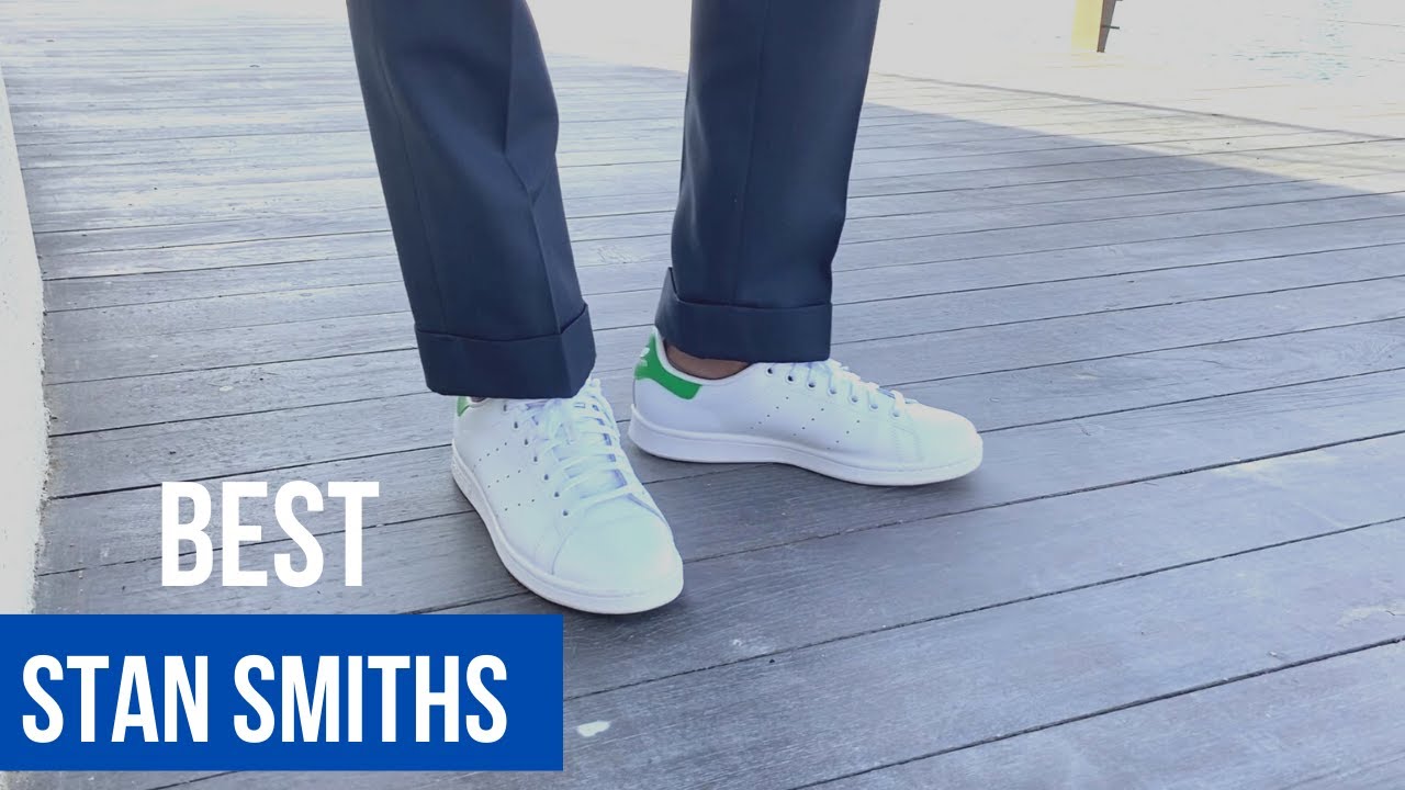 Adidas Stan Smith worn in 5 ways | How to Style WHITE SNEAKERS 👟