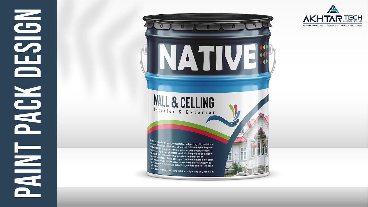 How to create a Paint Bucket Mockup| Photoshop Mockup Tutorial