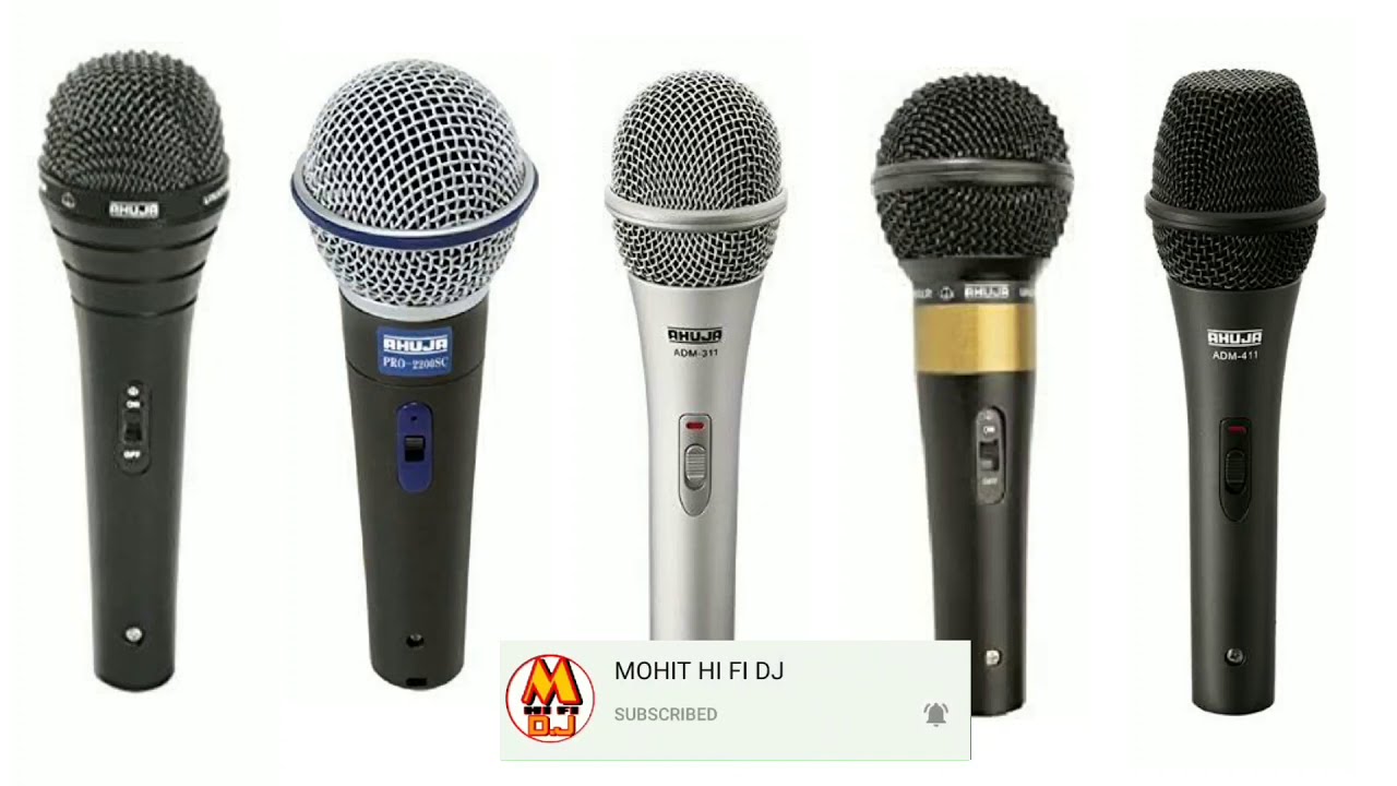 Best AHUJA instrumental microphones ||ahuja 2200 sc mic ||ahuja 99 xlr mic|| #mohithifidj2020