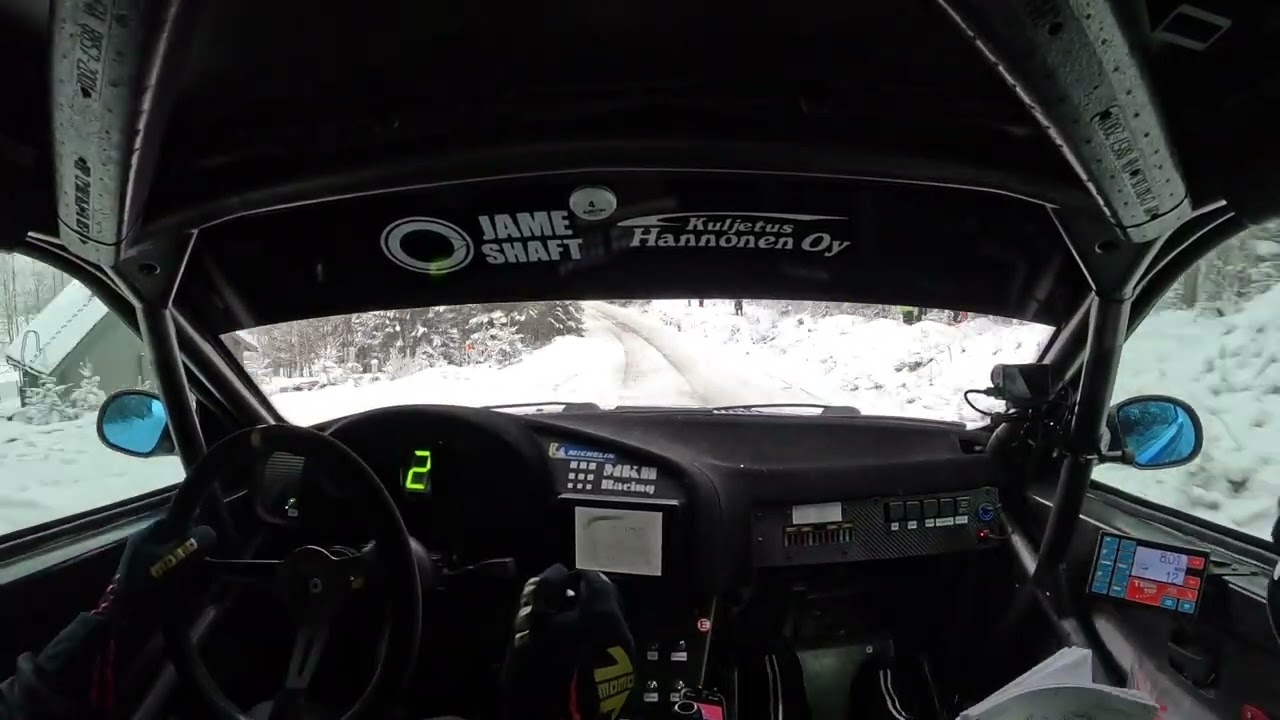 Laukaa-Uurainen F-cup 7.2.2026 Ek1 Valkola Markus Hellström - Tapio Järvi  BMW M3 