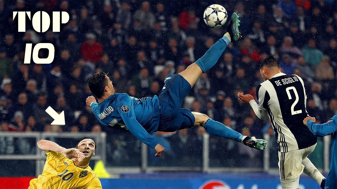 #10 Amazing Bicycle Kick Goals ⚡ Ronaldo Ibrahimovic Suarez Griezmann Roney