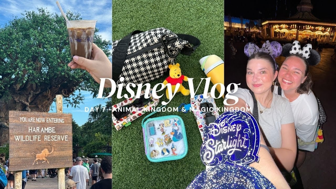 Видеоблог Disney World 🌴🎢 🎃 День 7 — Царство животных, Волшебное королевство и Звёздный парад! Се...