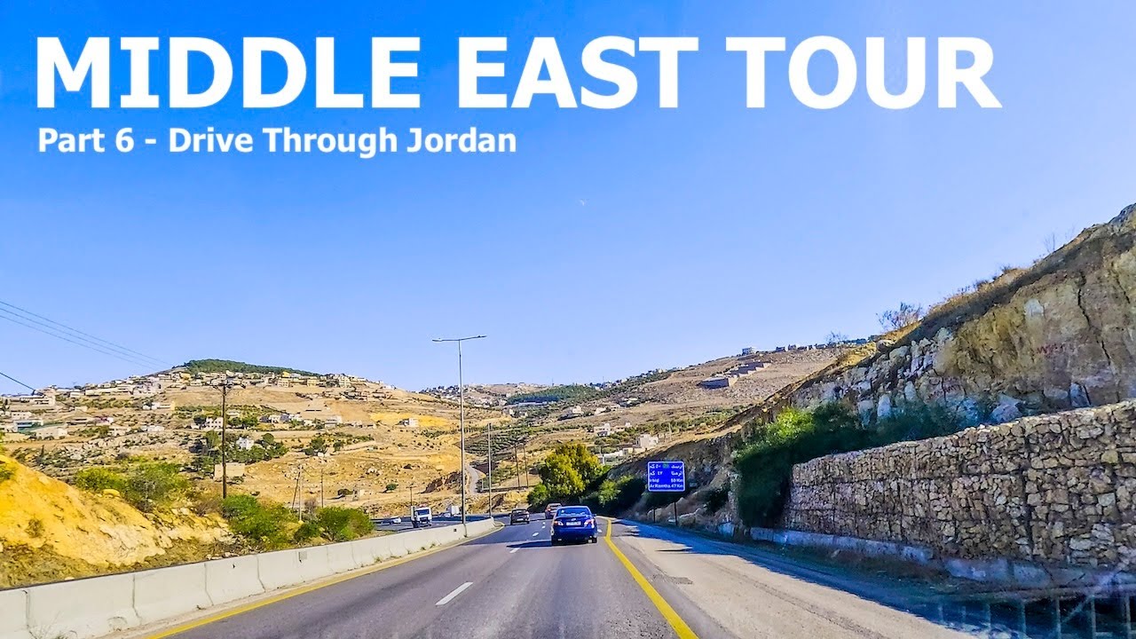 Scenic Drive Through Jordan | Dead Sea to Jerash via Amman | Middle East Road Trip Part 6