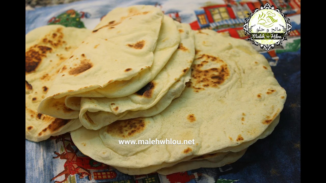 Tortillas --- خبز للشاورما والمشويات لذيذ وسهل التحضير