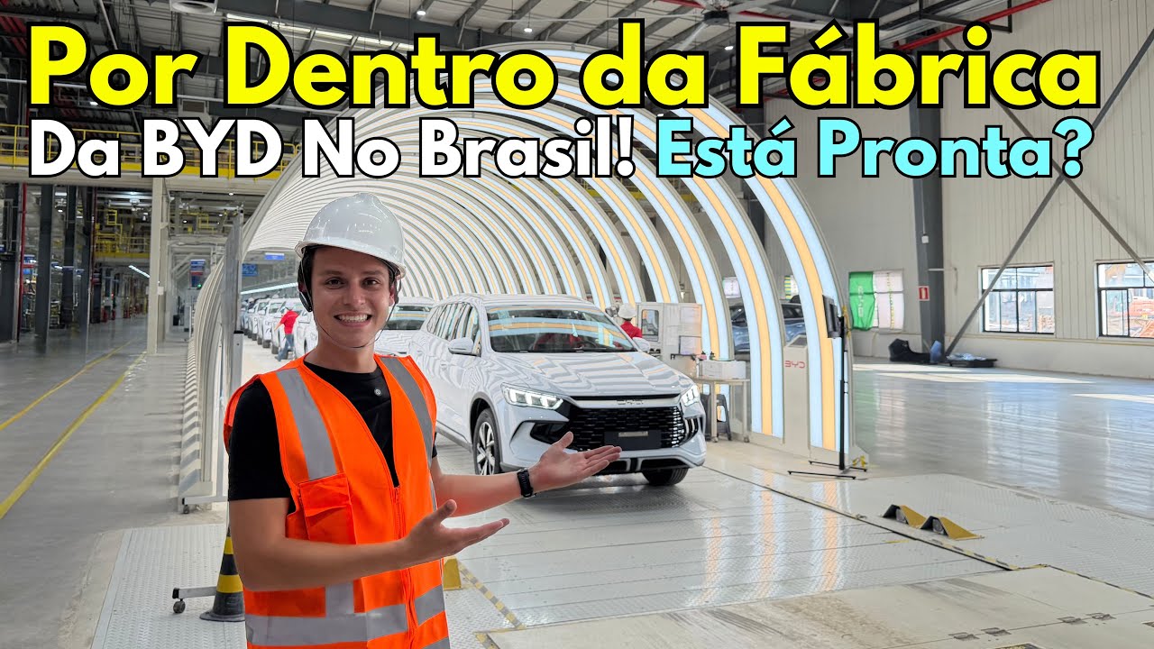 Como Anda a Fábrica da BYD no Brasil? O que está sendo desenvolvido por lá? Visita na Fábrica!