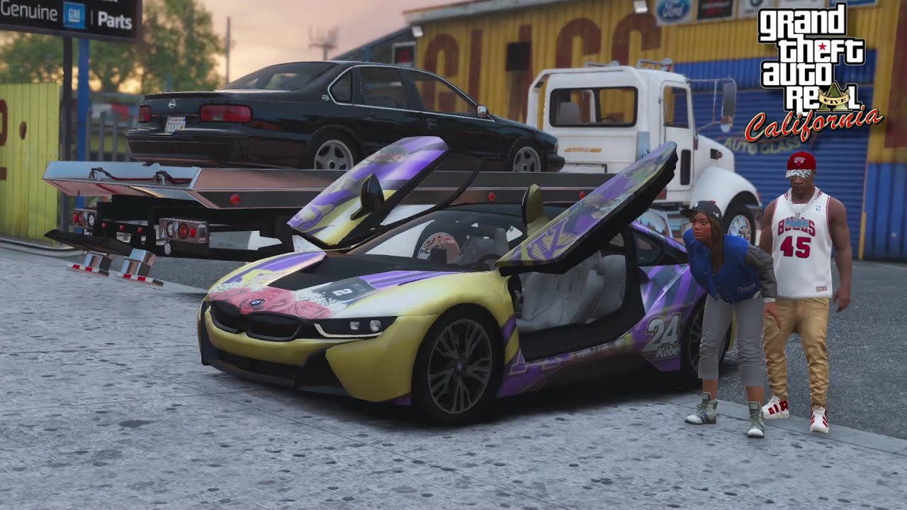 GTA 5 - REAL LA STREET LIFE - PICKING UP A 96 IMPALA SS - LA REVO #27