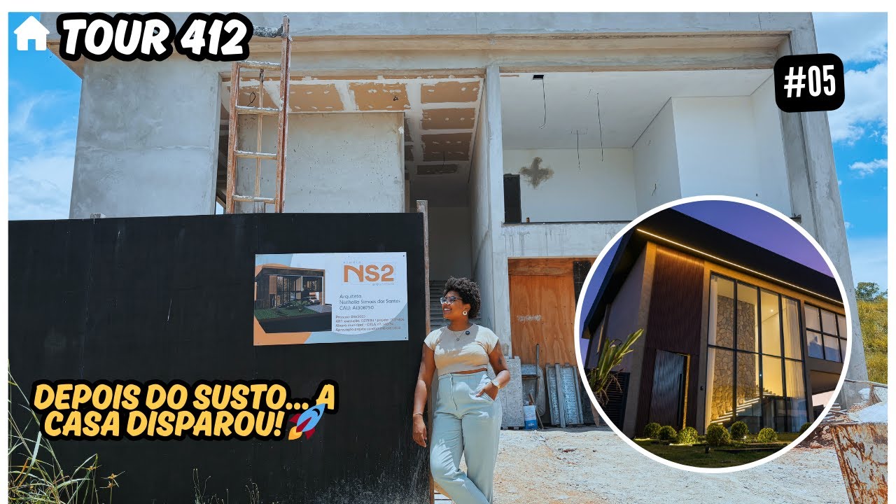 A OBRA VIROU O JOGO! 🚧✨ PISCINA RESOLVIDA E ACABAMENTOS DEFINIDOS NA #CASA412 🏠 | Parte 05