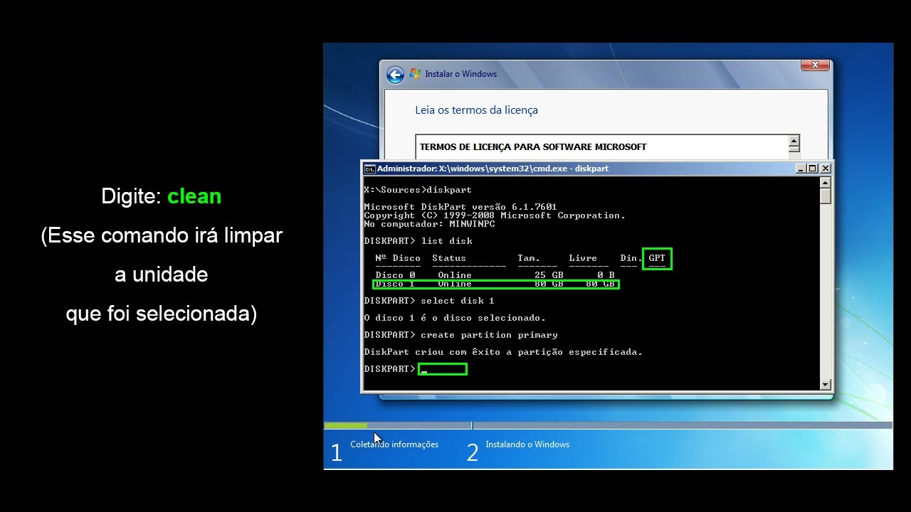 Convertendo GPT para MBR