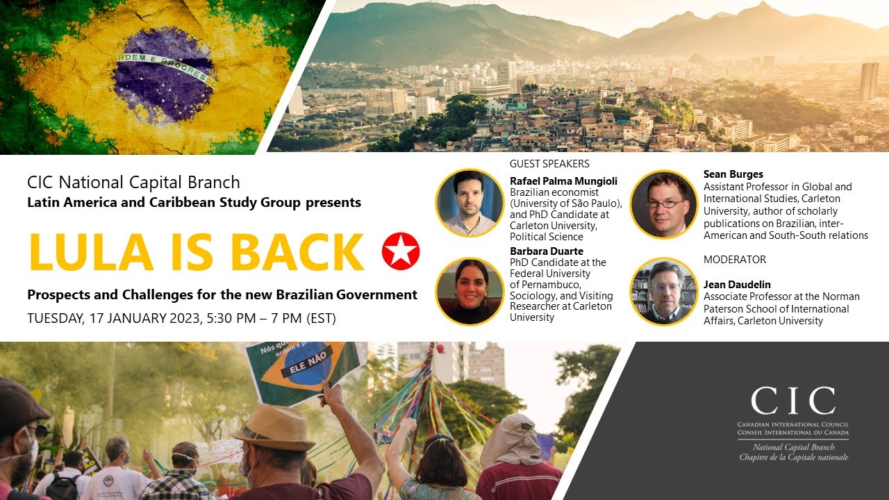 LAC Study Group | Lula is Back: Prospects and Challenges for the new Brazilian Government