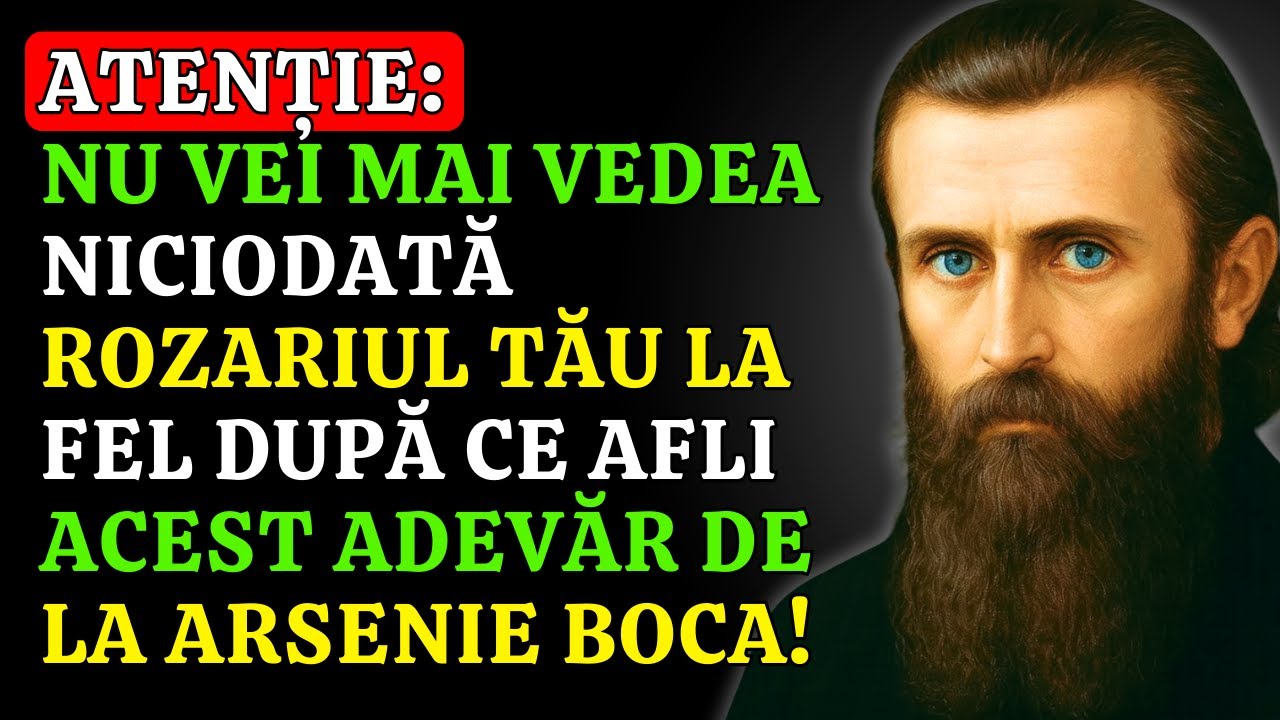 Arsenie Boca a Dezvăluit: Ce ÎNSEAMNĂ când se RUPE ROZARIUL? ADEVĂRUL ASCUNS te va SURPRINDE!