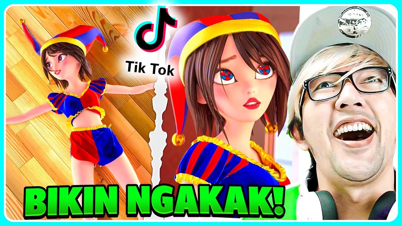 BANG CUPU REAKSI VIDEO LUCU TIKTOK!! WUJUD ASLI POMNI TERNYATA CANTIK BANGET