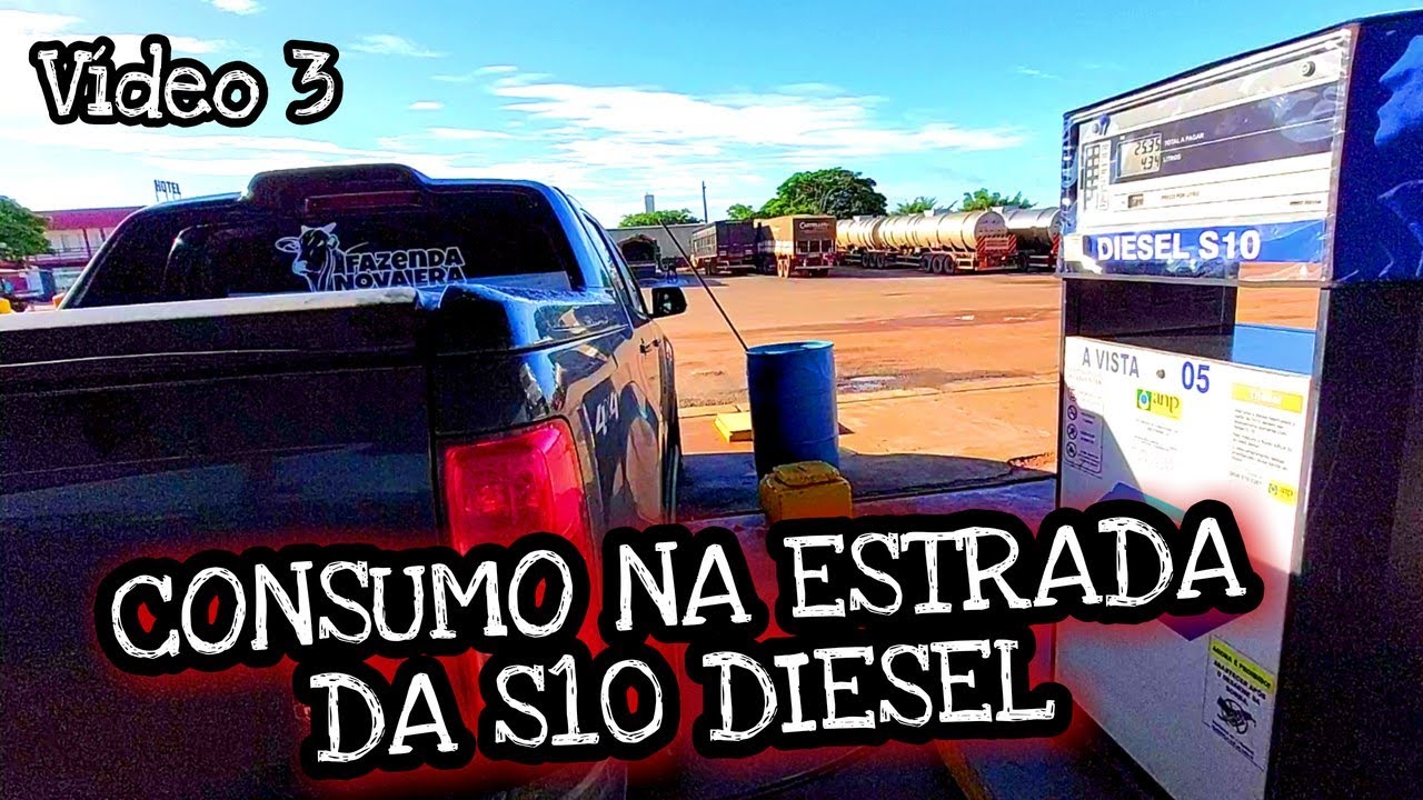 CONSUMO NA ESTRADA DA S10 DIESEL,TESTE NA BOMBA,VIAGEM DE CARRO AO NORDESTE