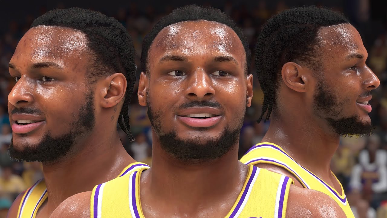 SIMULÉ la CARRERA de BRONNY JAMES en NBA 2K25 - AIRCRISS
