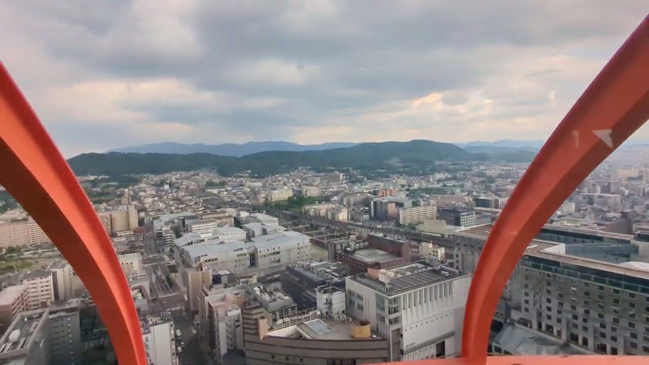 Kyoto Tower & Observation Deck - Amazing Views - Kyoto Japan July 2024