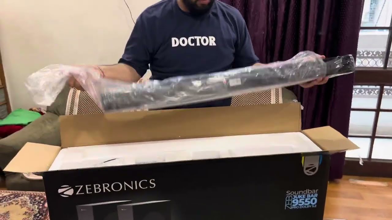 ZEBRONICS Juke bar 9550 pro (sound test - unboxing)