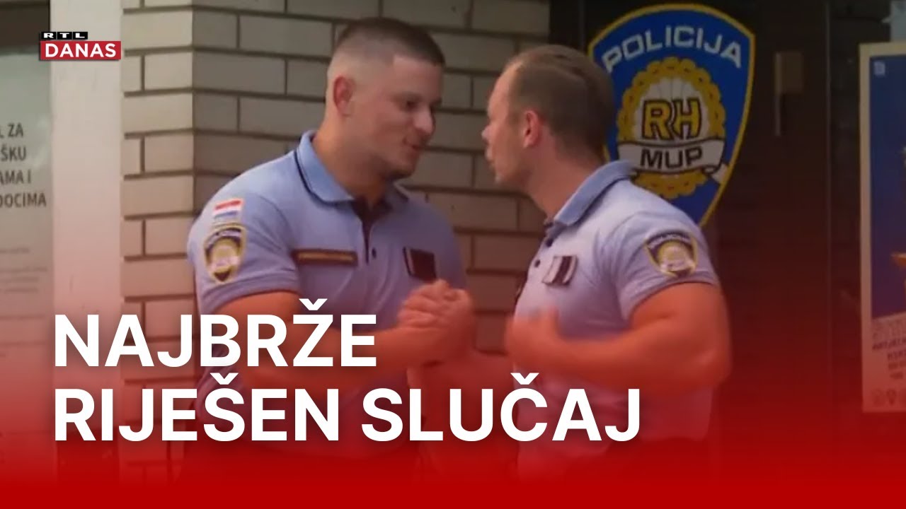 Zagrebački policajci zaustavili kradljivca motora rekordnom brzinom | RTL Danas