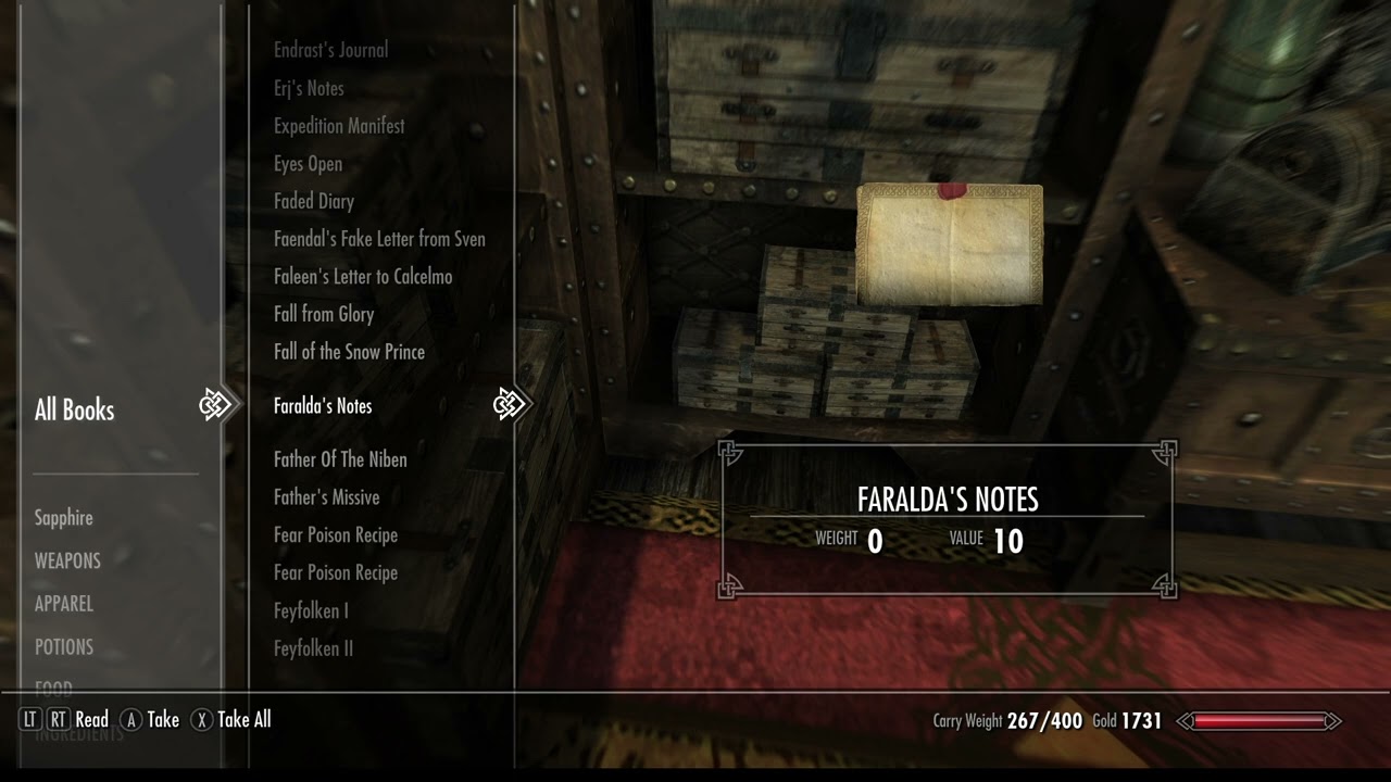 Faralda's Notes